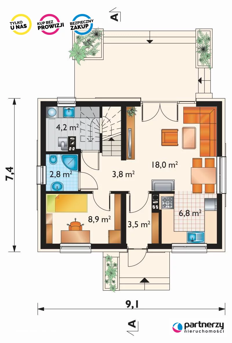 Działka 1 030,00 m², oferta nr , PAN900918, Małkowo, Zielona