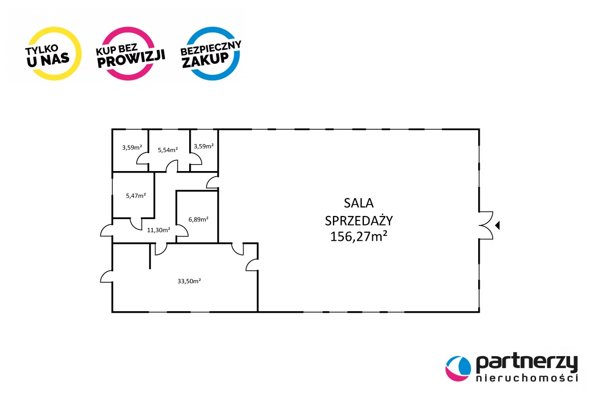 Lokal użytkowy 226,15 m², oferta nr , PN139958, Ryjewo, Grunwaldzka