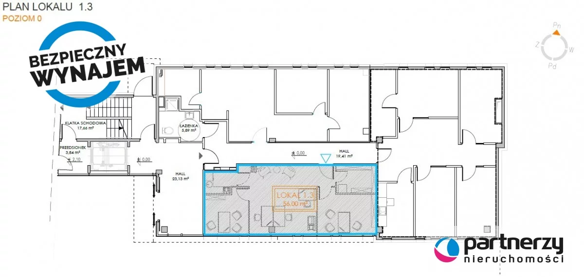 Biuro 64,15 m², oferta nr , PAN546177, Sopot, Niepodległości