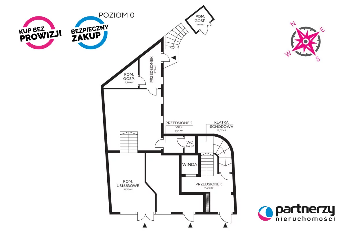 Lokal użytkowy 310,60 m², oferta nr , PAN219273, Tczew