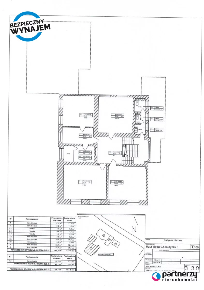 Biuro 695,00 m², oferta nr , PAN475119, Gdańsk, Wrzeszcz, Władysława Pniewskiego