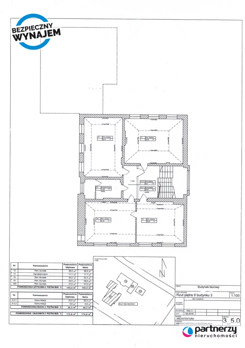 Biuro 695,00 m², oferta nr , PAN475119, Gdańsk, Wrzeszcz, Władysława Pniewskiego