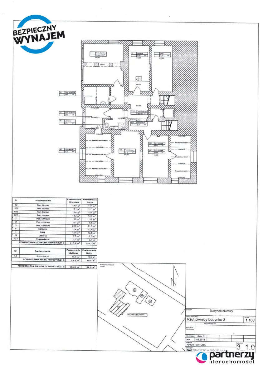 Biuro 695,00 m², oferta nr , PAN475119, Gdańsk, Wrzeszcz, Władysława Pniewskiego