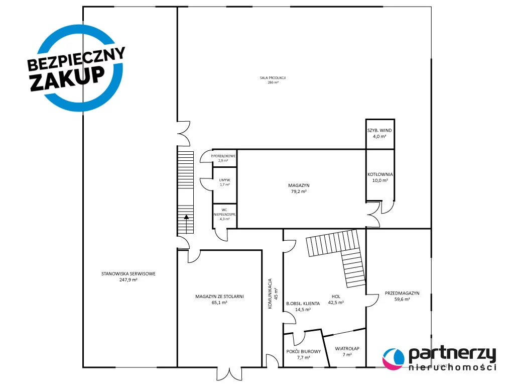 Magazyn 1 555,00 m², oferta nr , PAN403691, Chwaszczyno, Orzeszkowej