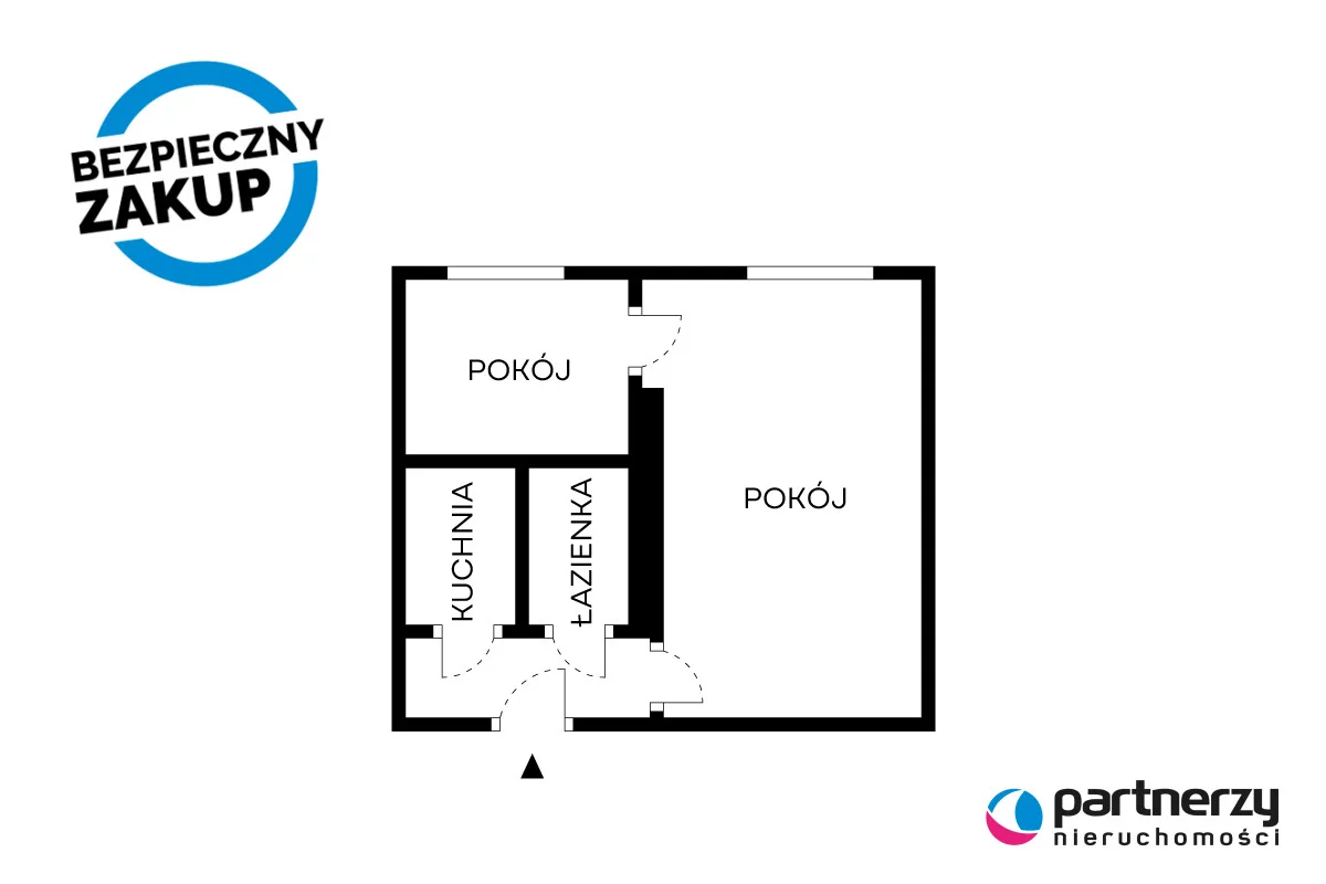1 pokój, mieszkanie 32,00 m², piętro 2, oferta nr , PAN804361, Sopot, Adama Mickiewicza