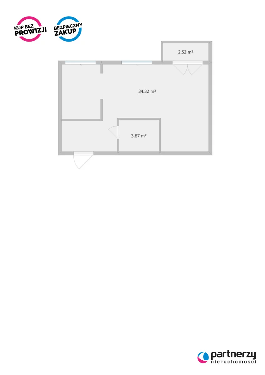 1 pokój, mieszkanie 38,00 m², parter, oferta nr , PAN865656, Sopot, Dr Ludwika Zamenhofa