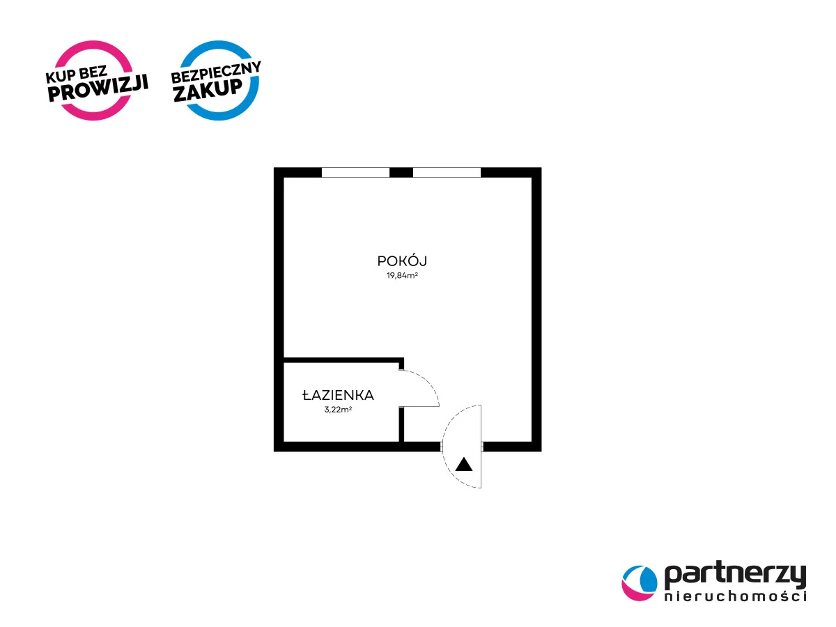1 pokój, mieszkanie 27,00 m², parter, oferta nr , PAN422145, Gdańsk, Wrzeszcz, Jaśkowa Dolina