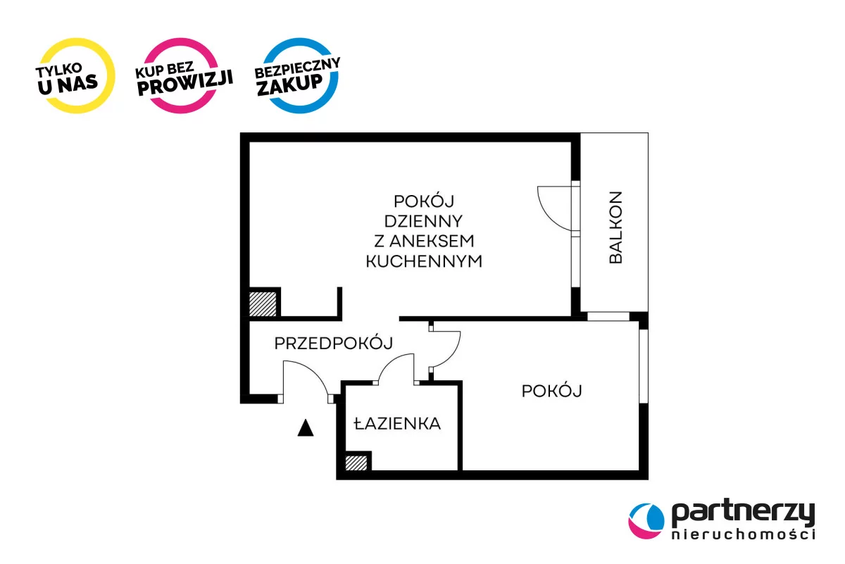 2 pokoje, apartament 43,26 m², piętro 4, oferta nr , PAN344223, Gdańsk, Śródmieście, Angielska Grobla