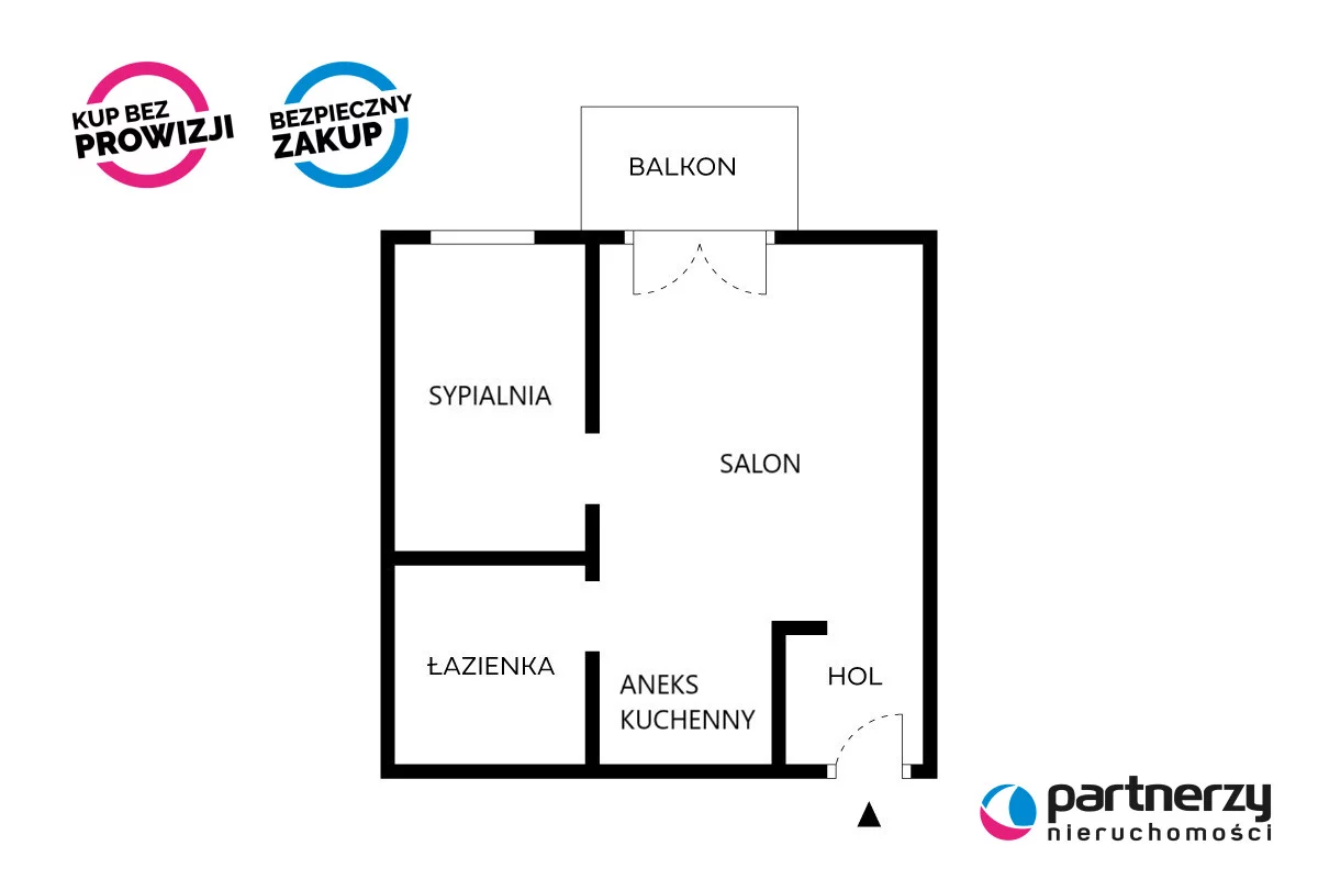 2 pokoje, apartament 43,00 m², piętro 1, oferta nr , PAN451076, Gdynia, Orłowo, Orłowo, Bernadowska