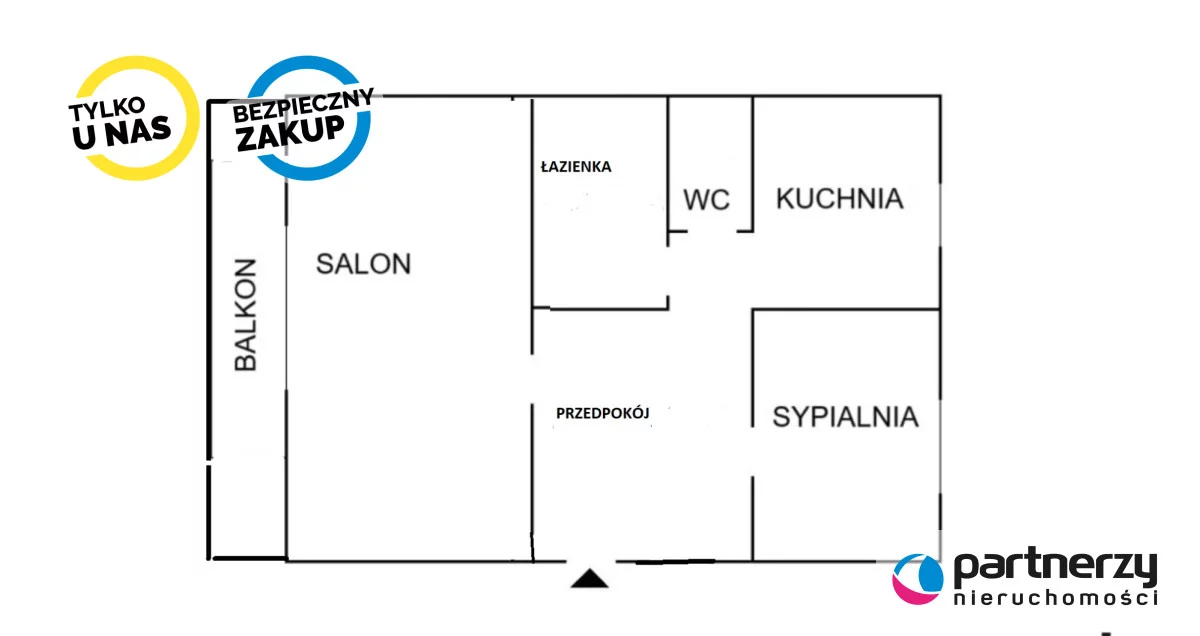 2 pokoje, mieszkanie 42,40 m², piętro 2, oferta nr , PAN942328, Gdańsk, Żabianka-Wejhera-Jelitkowo-Tysiąclecia, Żabianka, Gospody