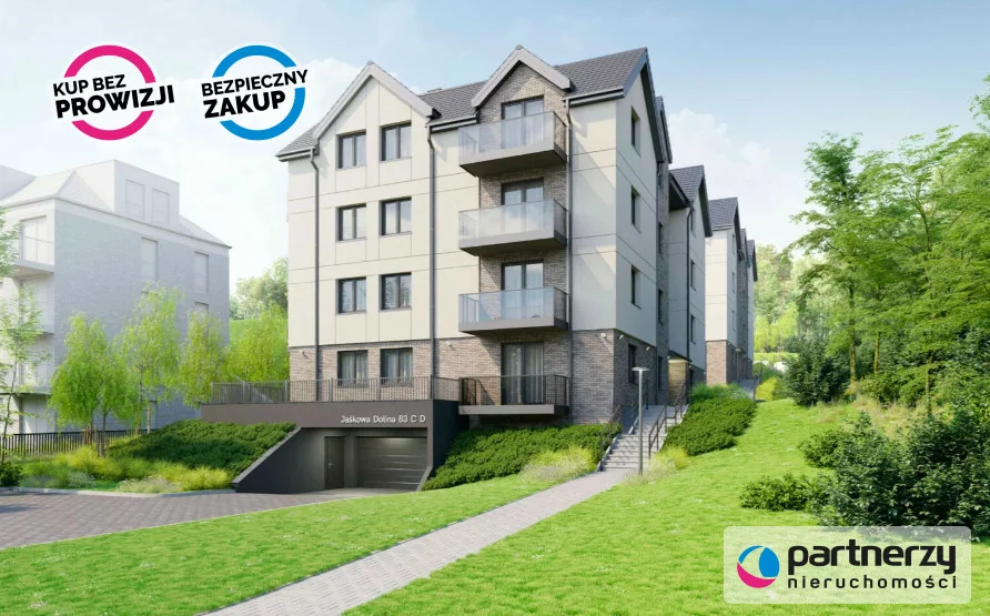 Mieszkanie dwupokojowe 45,76 m², Gdańsk, Wrzeszcz, Jaśkowa Dolina, Sprzedaż