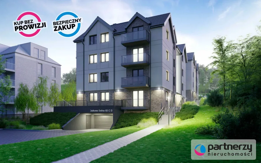 Mieszkanie 43,40 m², piętro 2, oferta nr , PAN674256, Gdańsk, Wrzeszcz, Jaśkowa Dolina