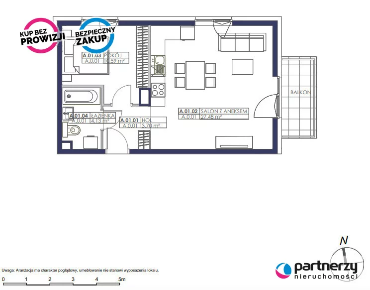 Apartamenty PAN596994 Gdańsk Wrzeszcz Jaśkowa Dolina