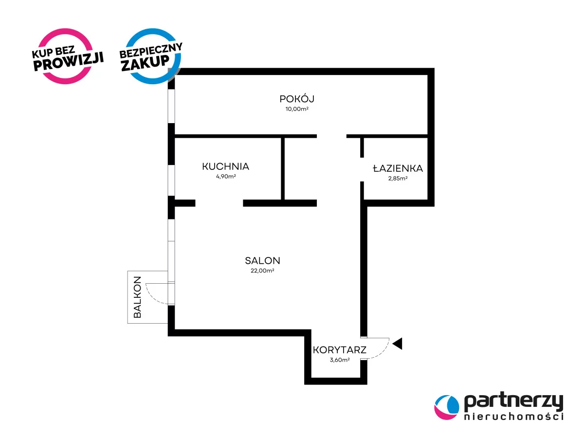 2 pokoje, mieszkanie 44,58 m², piętro 9, oferta nr , PAN135483, Gdynia, Śródmieście, Śródmieście, Jerzego Waszyngtona