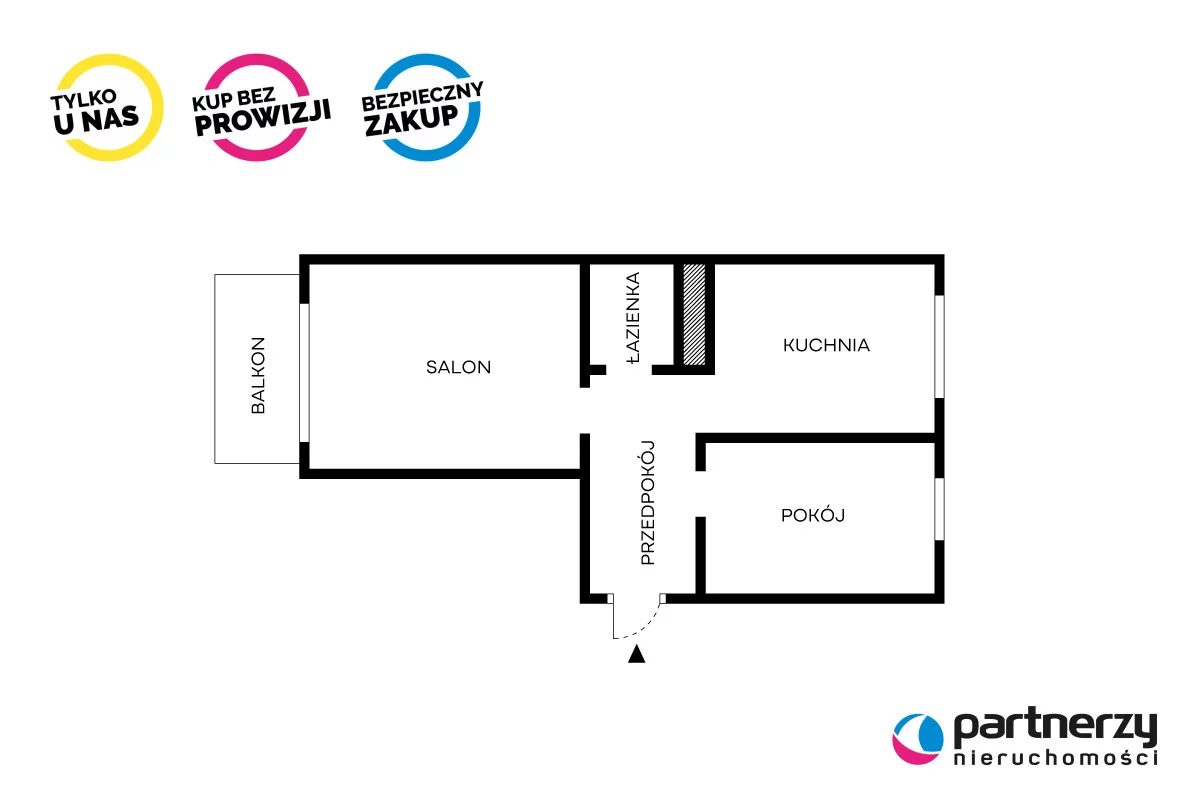 Mieszkanie dwupokojowe 51,00 m², Gdańsk, Wrzeszcz, Juliusza Słowackiego, Sprzedaż