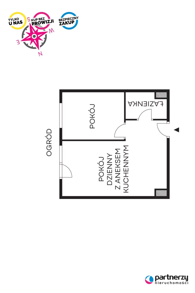 2 pokoje, mieszkanie 58,00 m², parter, oferta nr , PAN139971, Gdańsk, Jasień, Kartuska