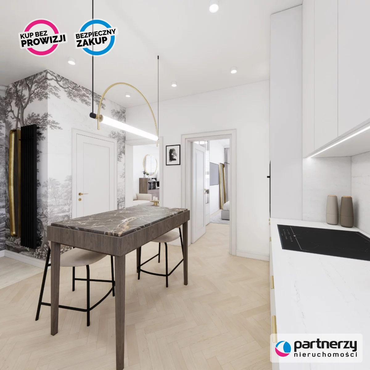 2 pokoje, mieszkanie 52,56 m², parter, oferta nr , PAN281217, Gdańsk, Śródmieście, Lastadia