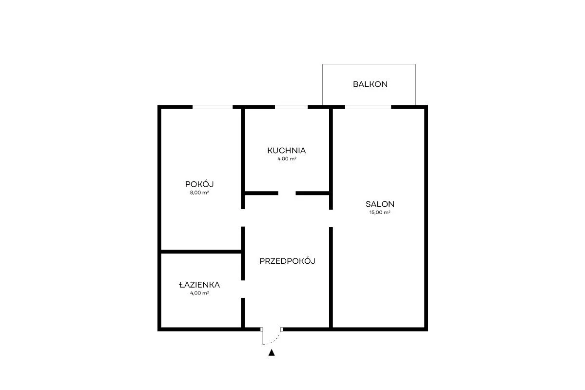 Mieszkanie dwupokojowe 34,00 m², Sopot, Kamienny Potok, Mazowiecka, Sprzedaż