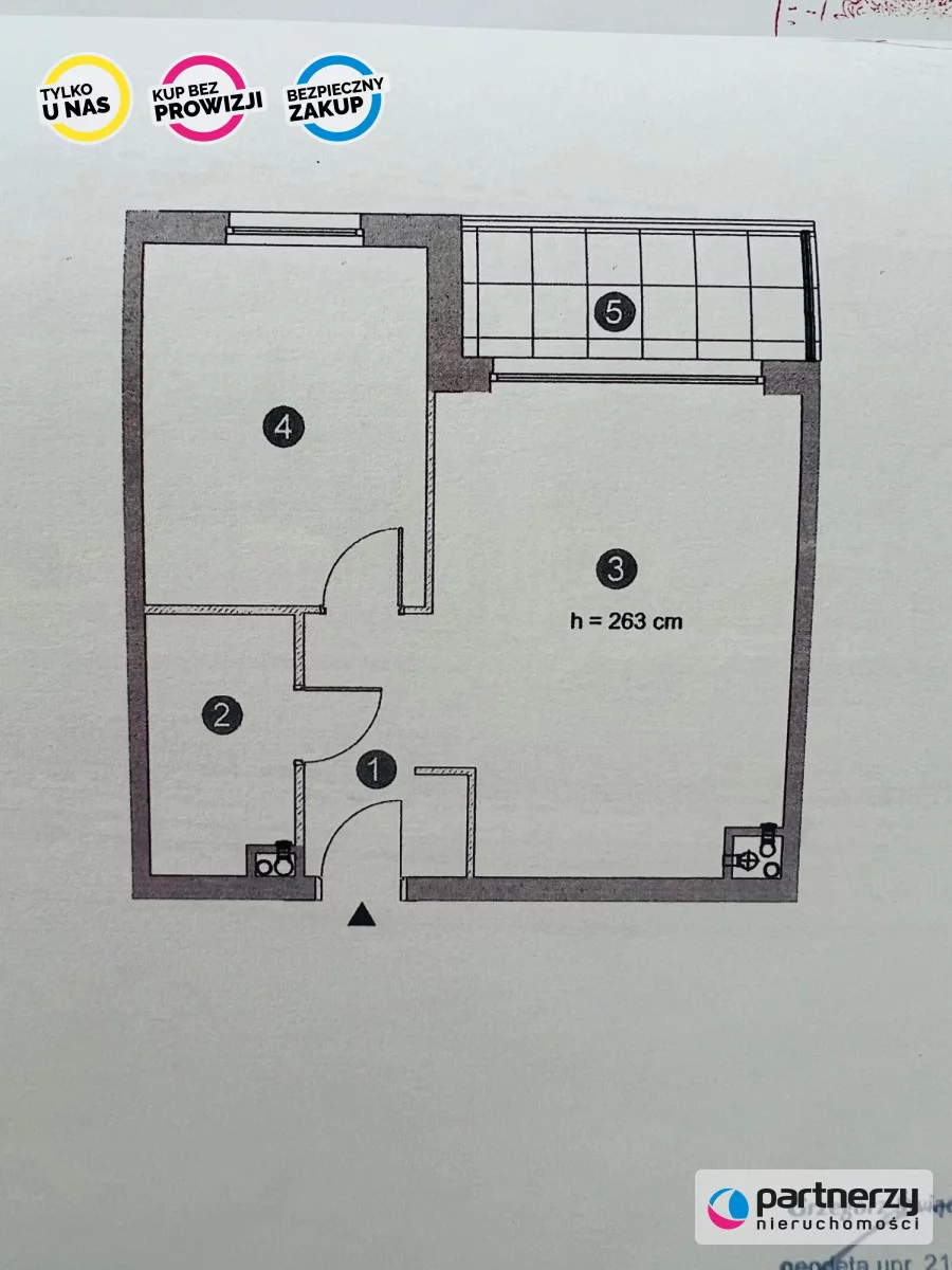 2 pokoje, apartament 43,44 m², piętro 3, oferta nr , PAN638519, Gdańsk, Ujeścisko-Łostowice, Łostowice, Ofiar Grudnia 70