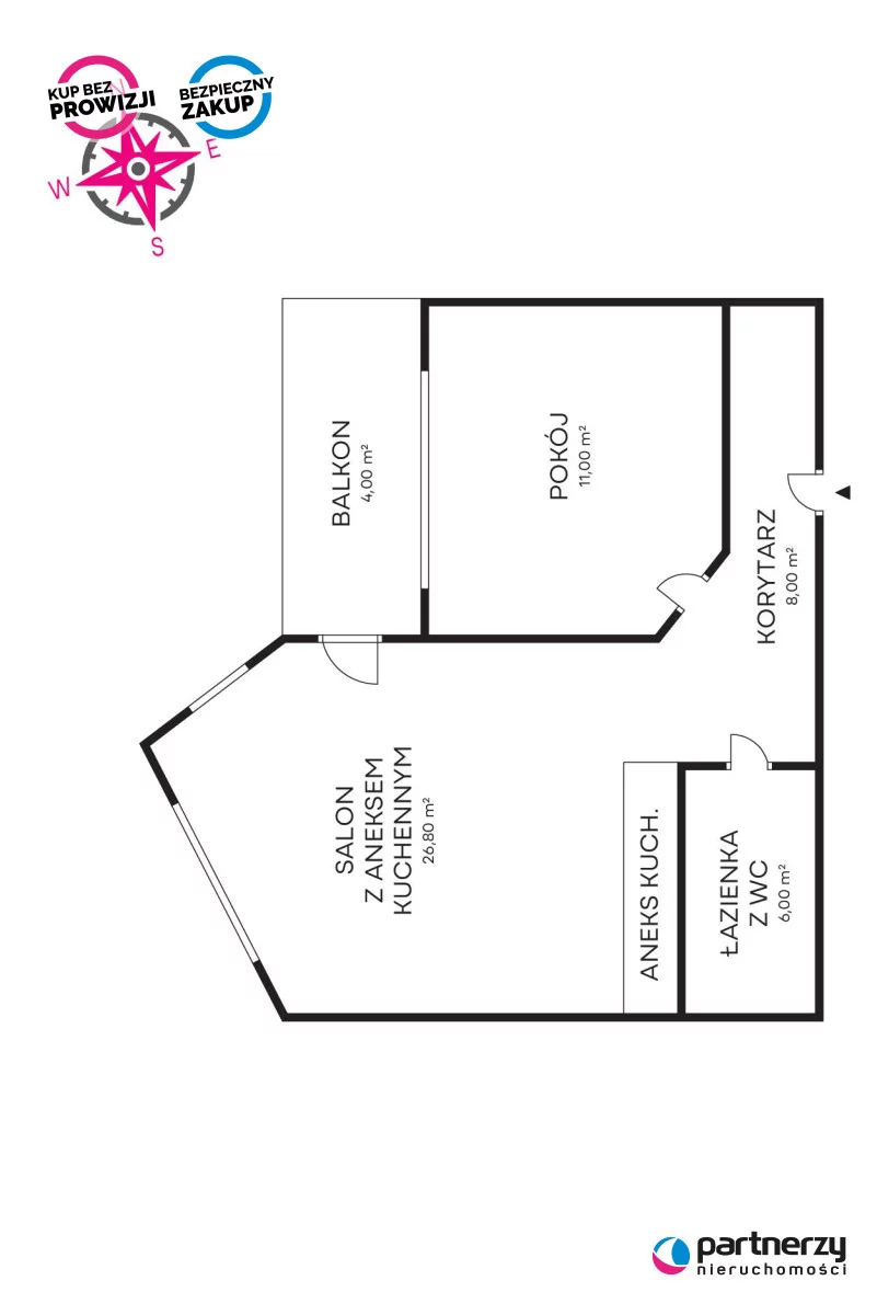 2 pokoje, mieszkanie 51,80 m², parter, oferta nr , PAN119634, Gdynia, Dąbrowa, Dąbrowa, Rdestowa