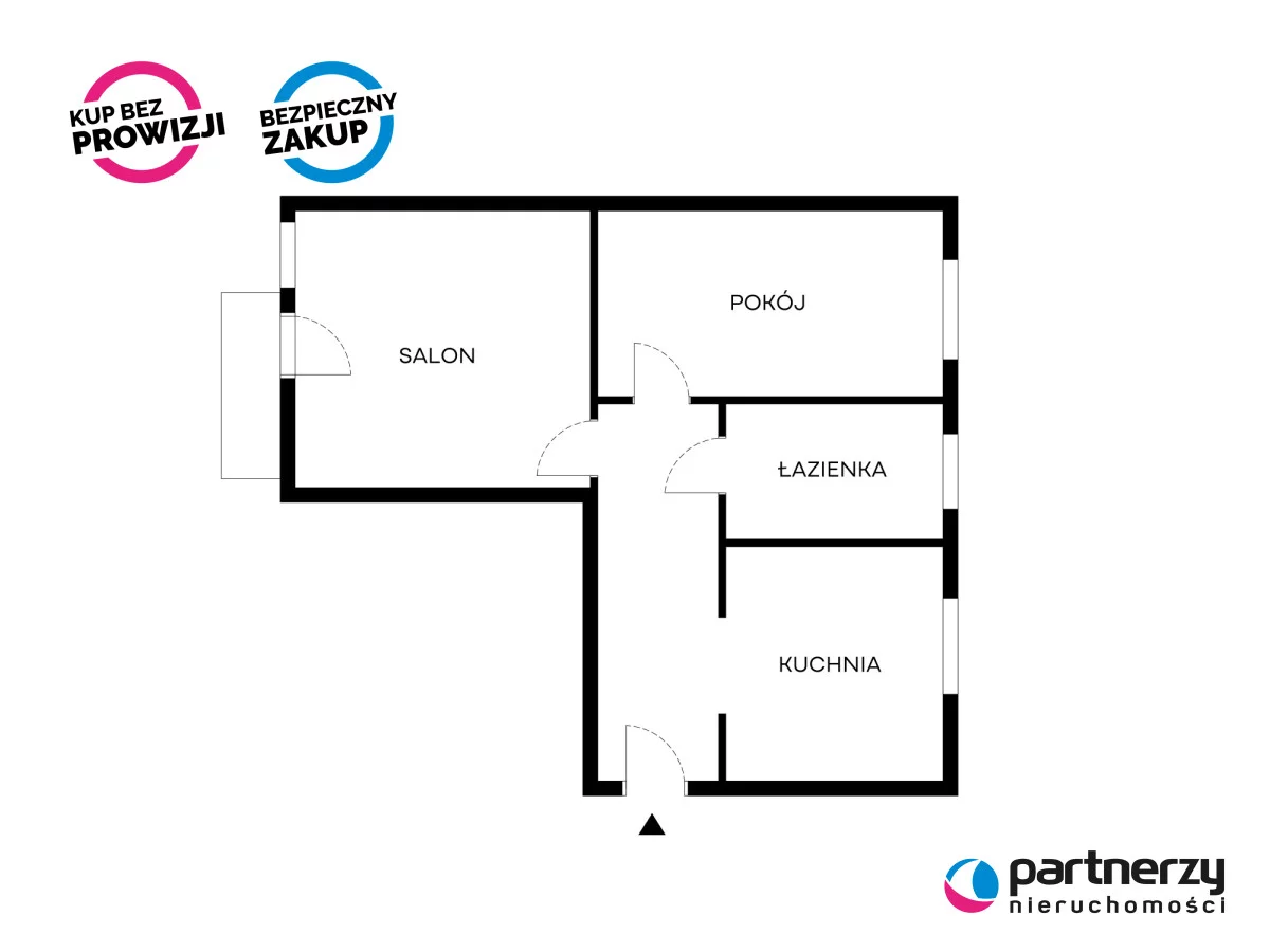 2 pokoje, mieszkanie 64,06 m², piętro 2, oferta nr , PAN554427, Gdynia, Grabówek, Grabówek, Stefana Okrzei