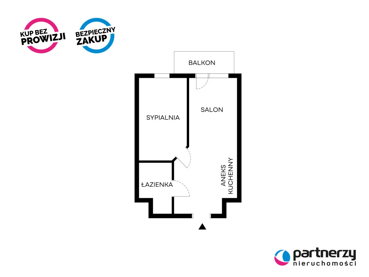 2 pokoje, mieszkanie 32,24 m², piętro 3, oferta nr , PAN471899, Gdańsk, Śródmieście, Stępkarska
