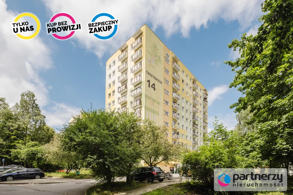 2 pokoje, mieszkanie 40,70 m², piętro 4, oferta nr , PAN672929, Sopot, Brodwino, Władysława Cieszyńskiego
