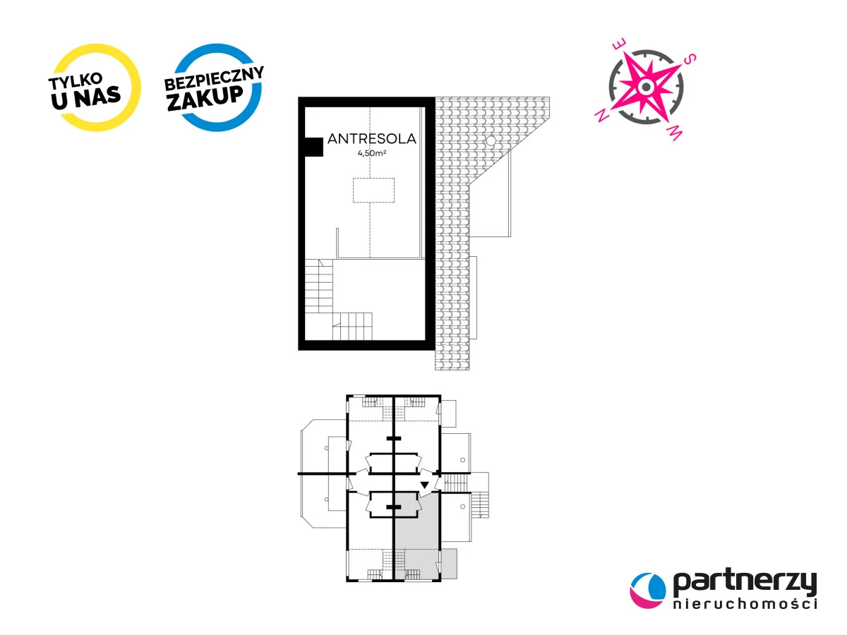 2 pokoje, mieszkanie 39,22 m², piętro 1, oferta nr , PAN345998, Dębki, Zakonna