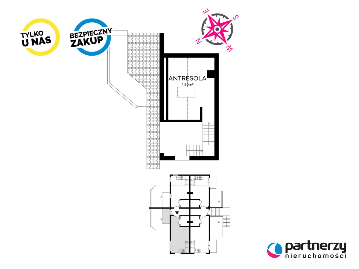 2 pokoje, mieszkanie 33,37 m², piętro 1, oferta nr , PAN305677, Dębki, Zakonna