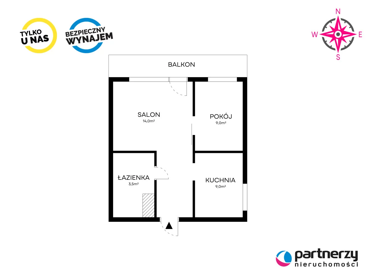 2 pokoje, mieszkanie 35,40 m², piętro 3, oferta nr , PAN630119, Gdańsk, Śródmieście, Długie Ogrody