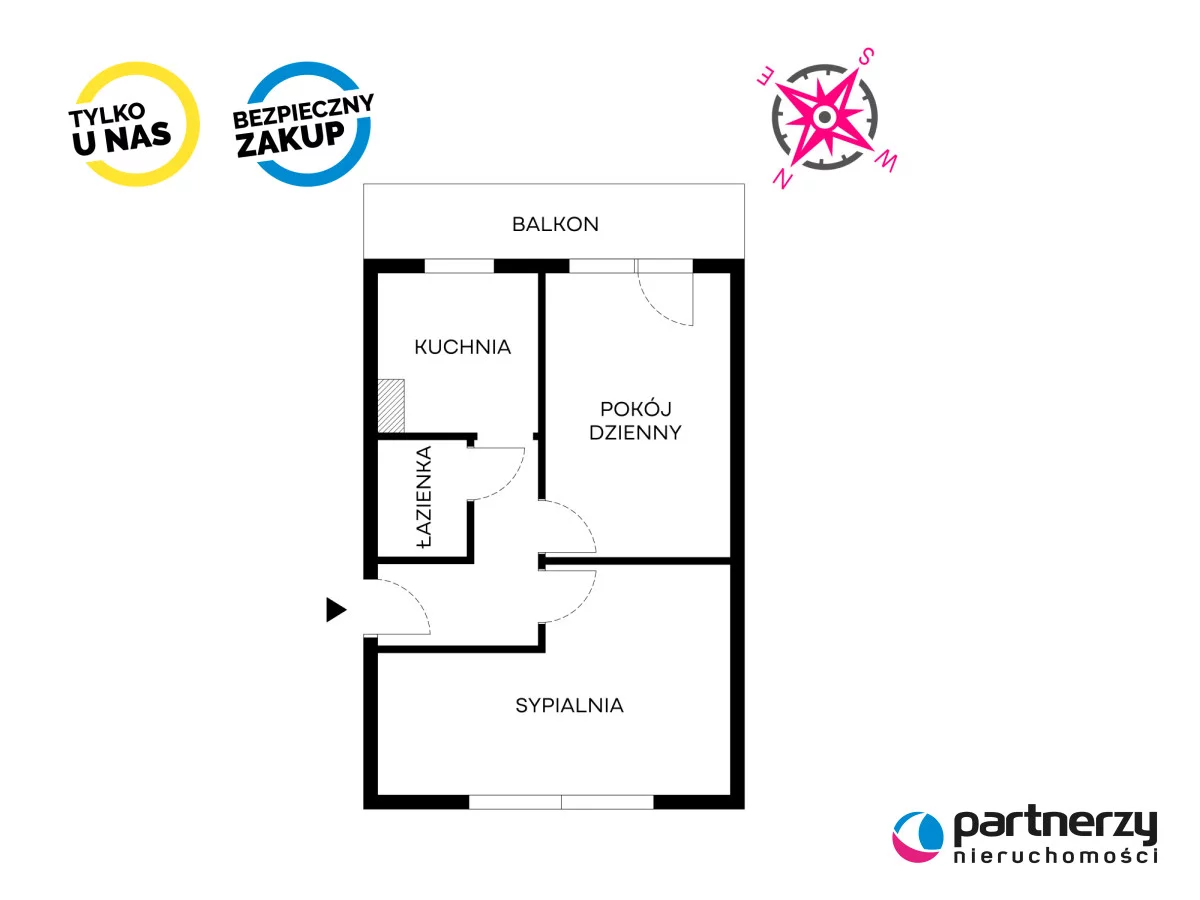 3 pokoje, apartament 48,50 m², piętro 2, oferta nr , PAN451921, Gdańsk, Wrzeszcz, Aleja Grunwaldzka