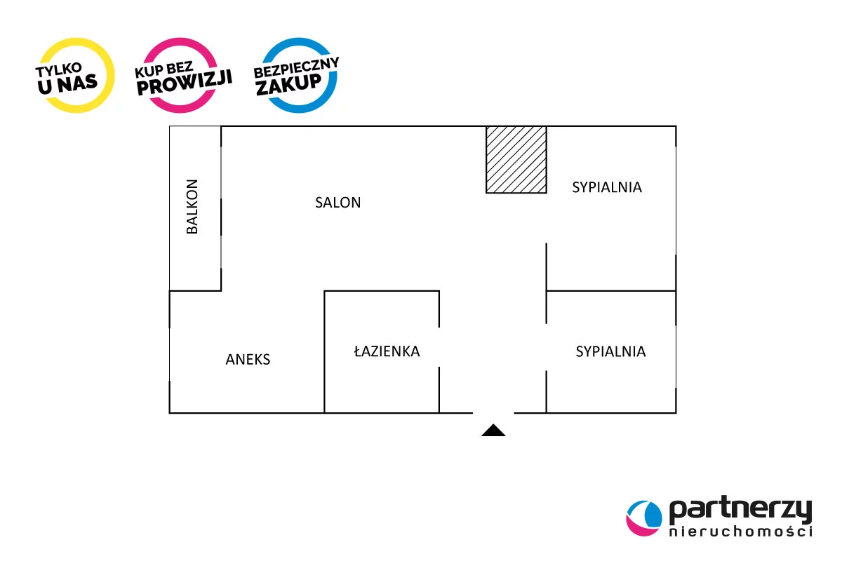 3 pokoje, mieszkanie 57,00 m², parter, oferta nr , PAN232972, Sopot, Antoniego Abrahama