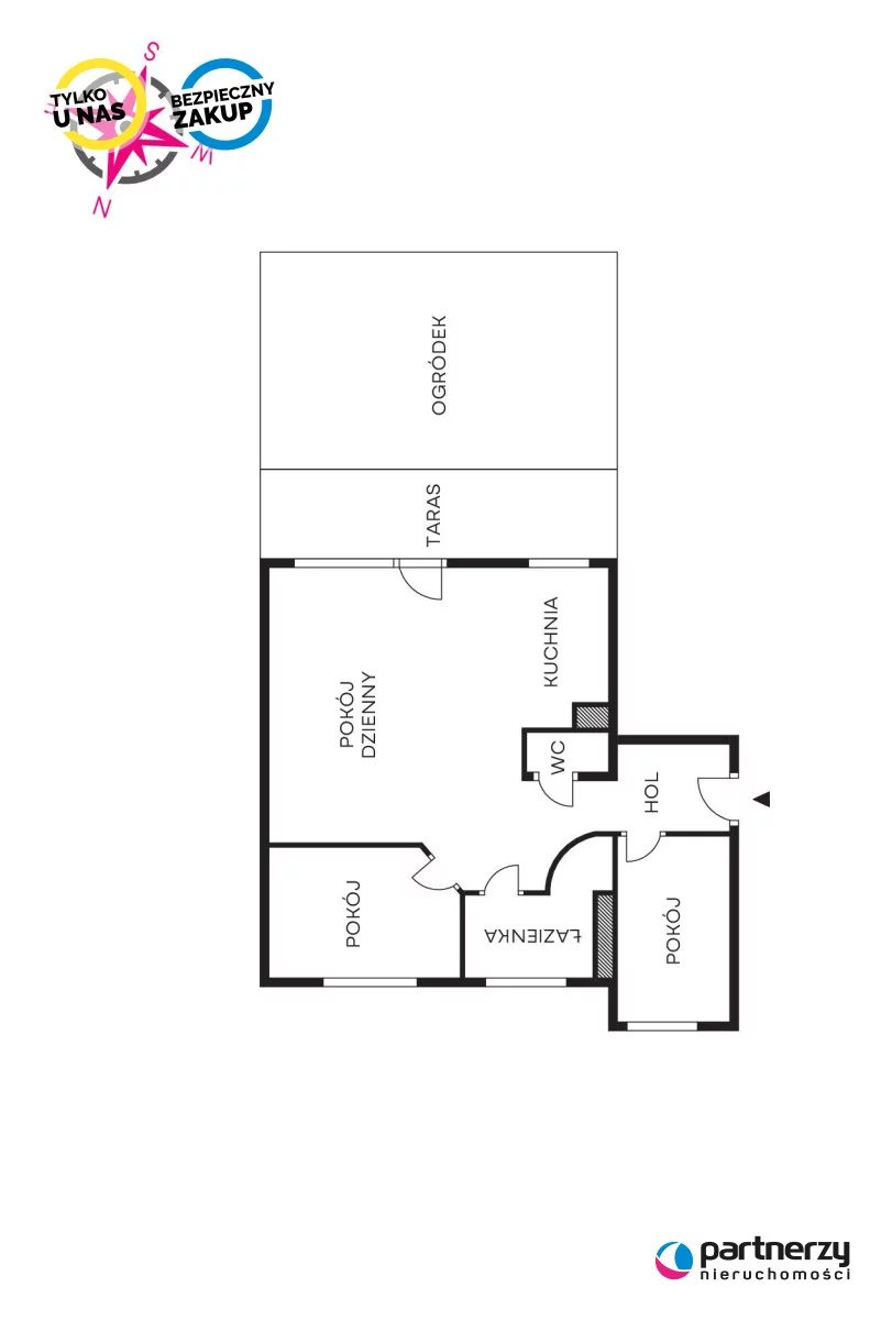 3 pokoje, mieszkanie 68,53 m², parter, oferta nr , PAN379694, Gdańsk, Piecki-Migowo, Morena, Budapesztańska