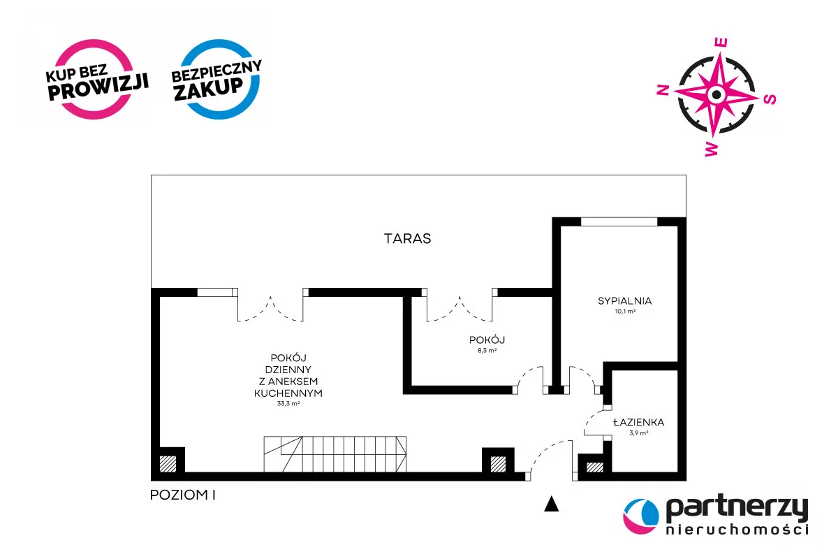 Mieszkanie trzypokojowe 89,25 m², Gdynia, Sprzedaż