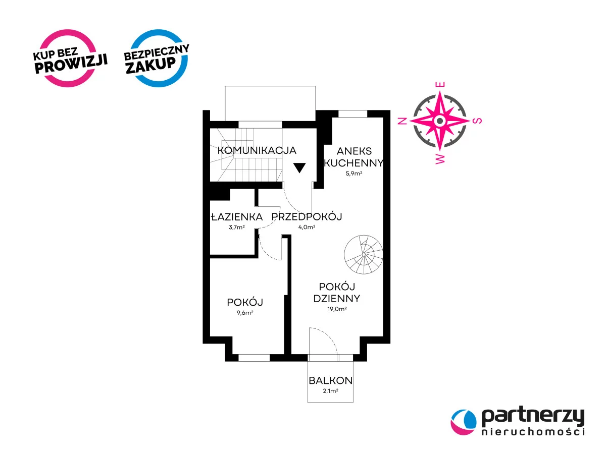 3 pokoje, mieszkanie 71,60 m², piętro 1, oferta nr , PAN335021, Rokitnica, Jaworowa