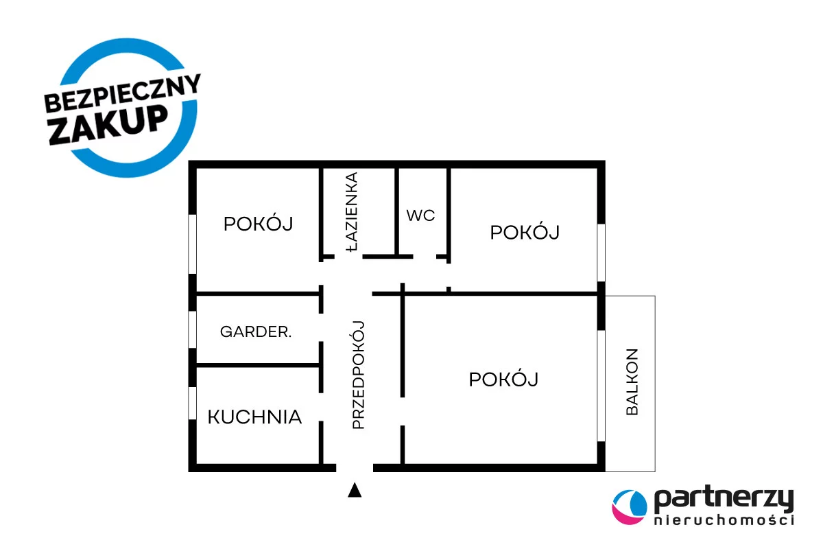 3 pokoje, mieszkanie 62,00 m², piętro 6, oferta nr , PAN558465, Gdańsk, Brętowo, Niedźwiednik, Leśna Góra