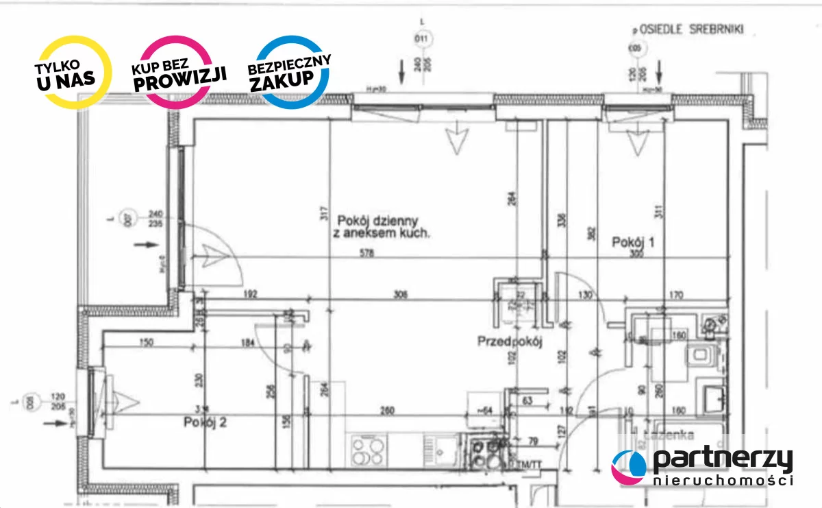 3 pokoje, apartament 54,00 m², piętro 5, oferta nr , PAN796974, Gdańsk, Piecki-Migowo, Morena, Magellana