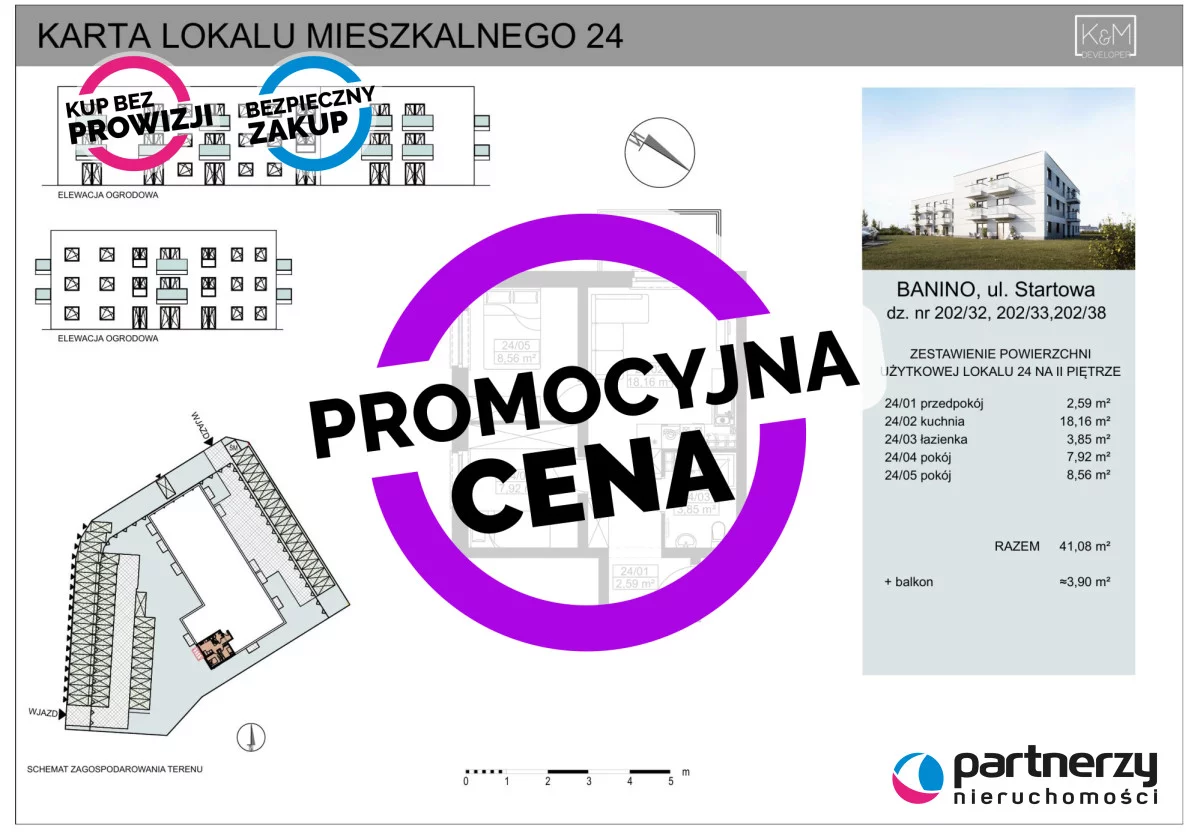Apartamenty PAN692892 Banino Startowa