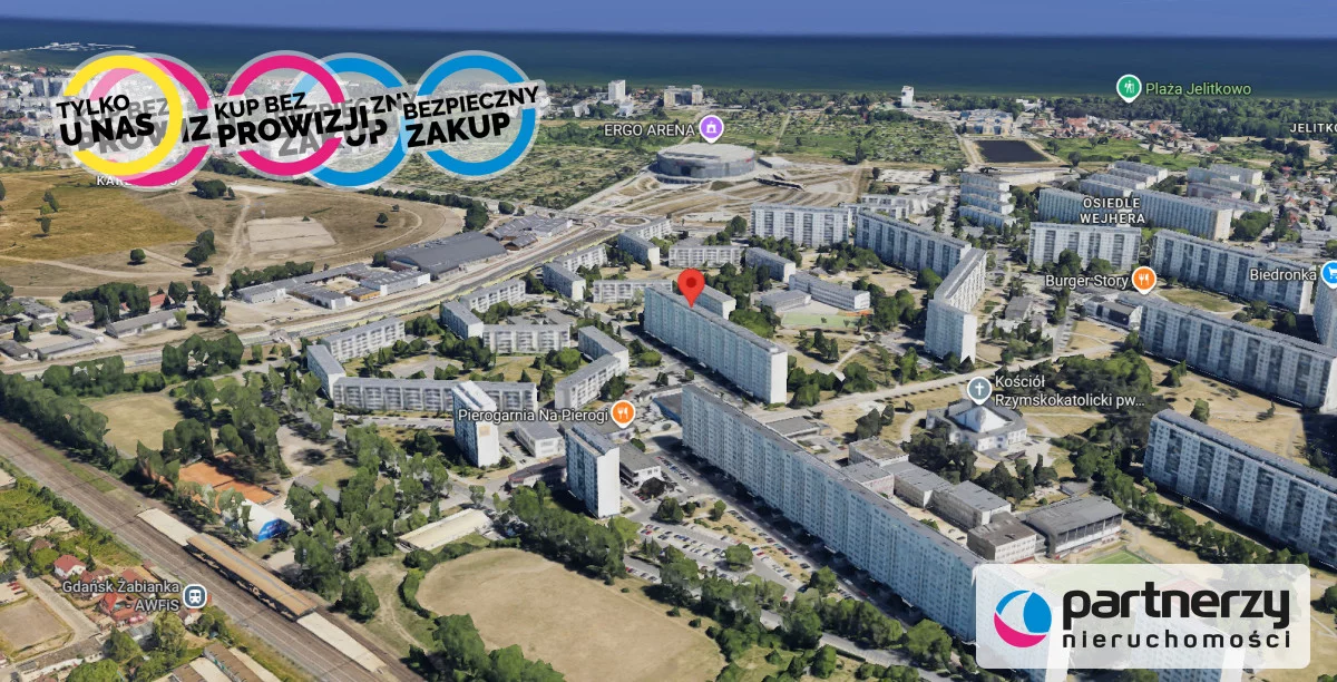 3 pokoje, mieszkanie 56,10 m², piętro 7, oferta nr , PAN493959, Gdańsk, Żabianka-Wejhera-Jelitkowo-Tysiąclecia, Żabianka, Sztormowa