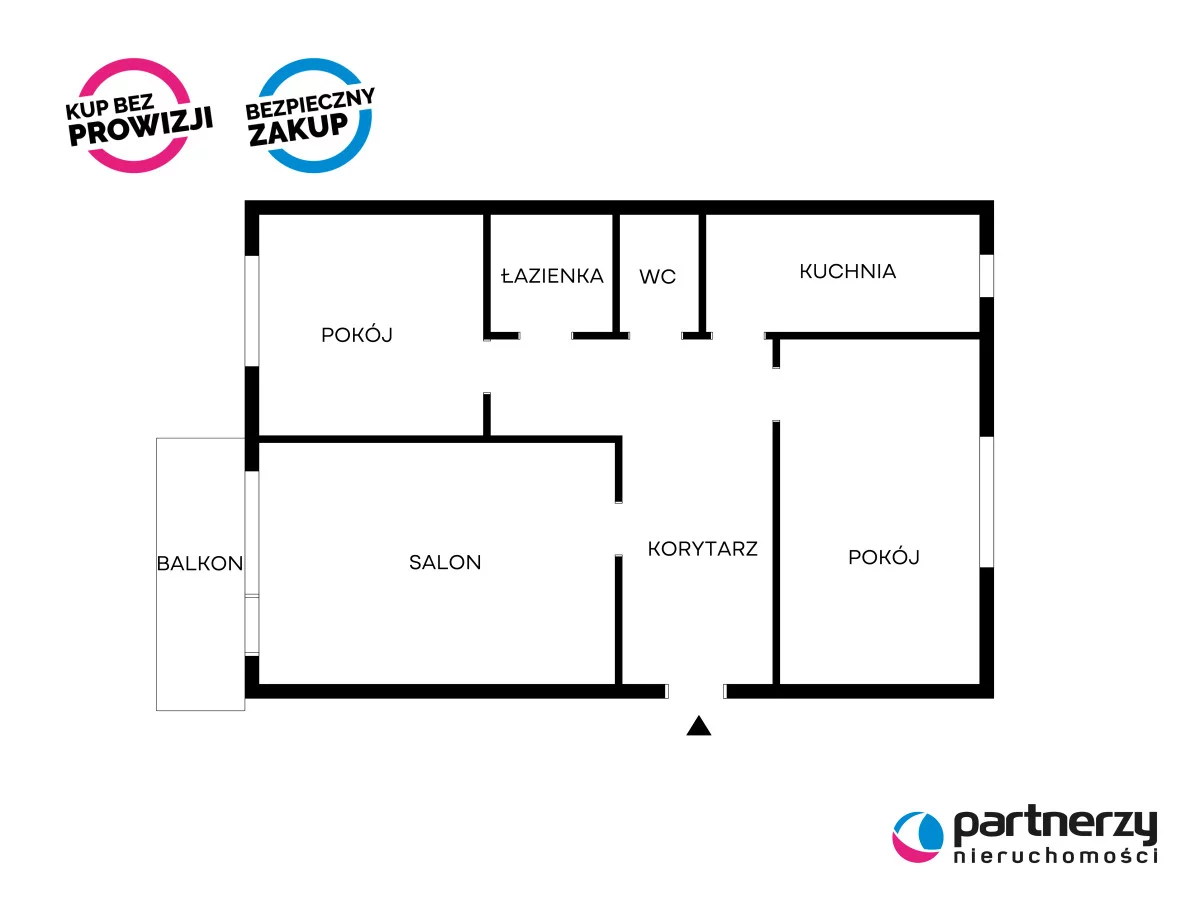 3 pokoje, mieszkanie 63,29 m², piętro 3, oferta nr , PAN877463, Gdynia, Pogórze, Pogórze, Wiceadmirała Kazimierza Porębskiego