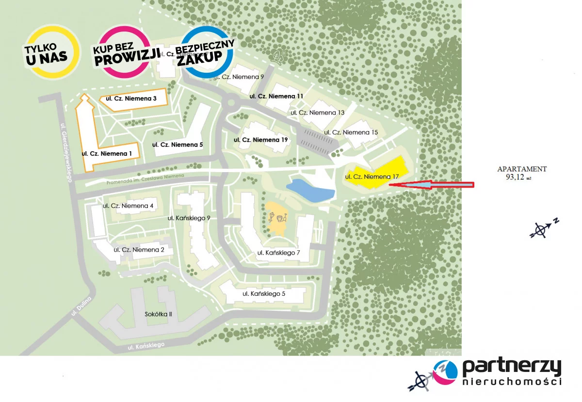 4 pokoje, mieszkanie 93,12 m², piętro 1, oferta nr , PAN146797, Gdynia, Chwarzno-Wiczlino, Chwarzno-Wiczlino, Czesława Niemena