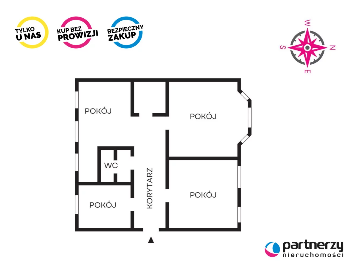 4 pokoje, apartament 98,20 m², piętro 1, oferta nr , PAN406489, Gdańsk, Wrzeszcz, Grunwaldzka