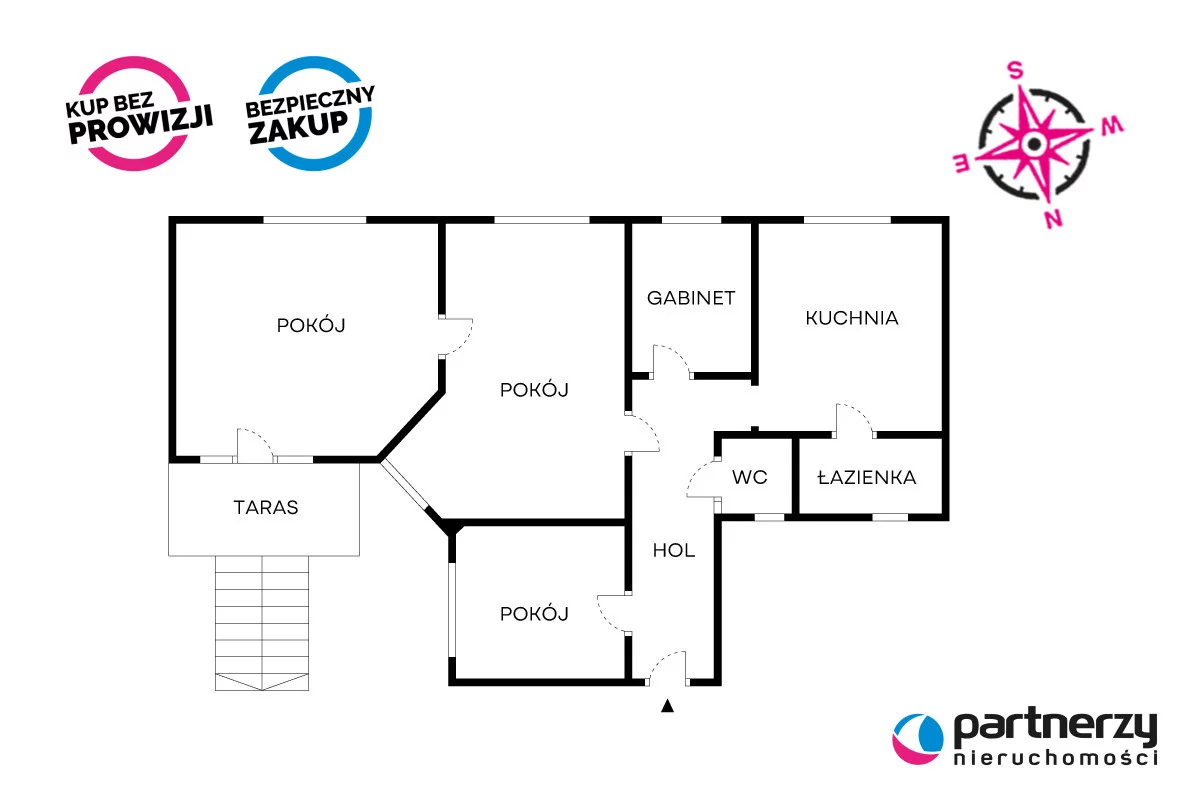 Mieszkanie czteropokojowe 86,43 m², Sopot, Ks. Augustyna Kordeckiego, Sprzedaż