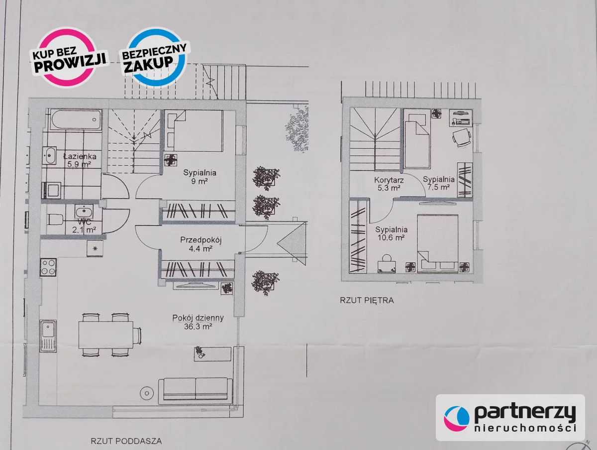 4 pokoje, mieszkanie 83,50 m², parter, oferta nr , PAN604336, Mechelinki