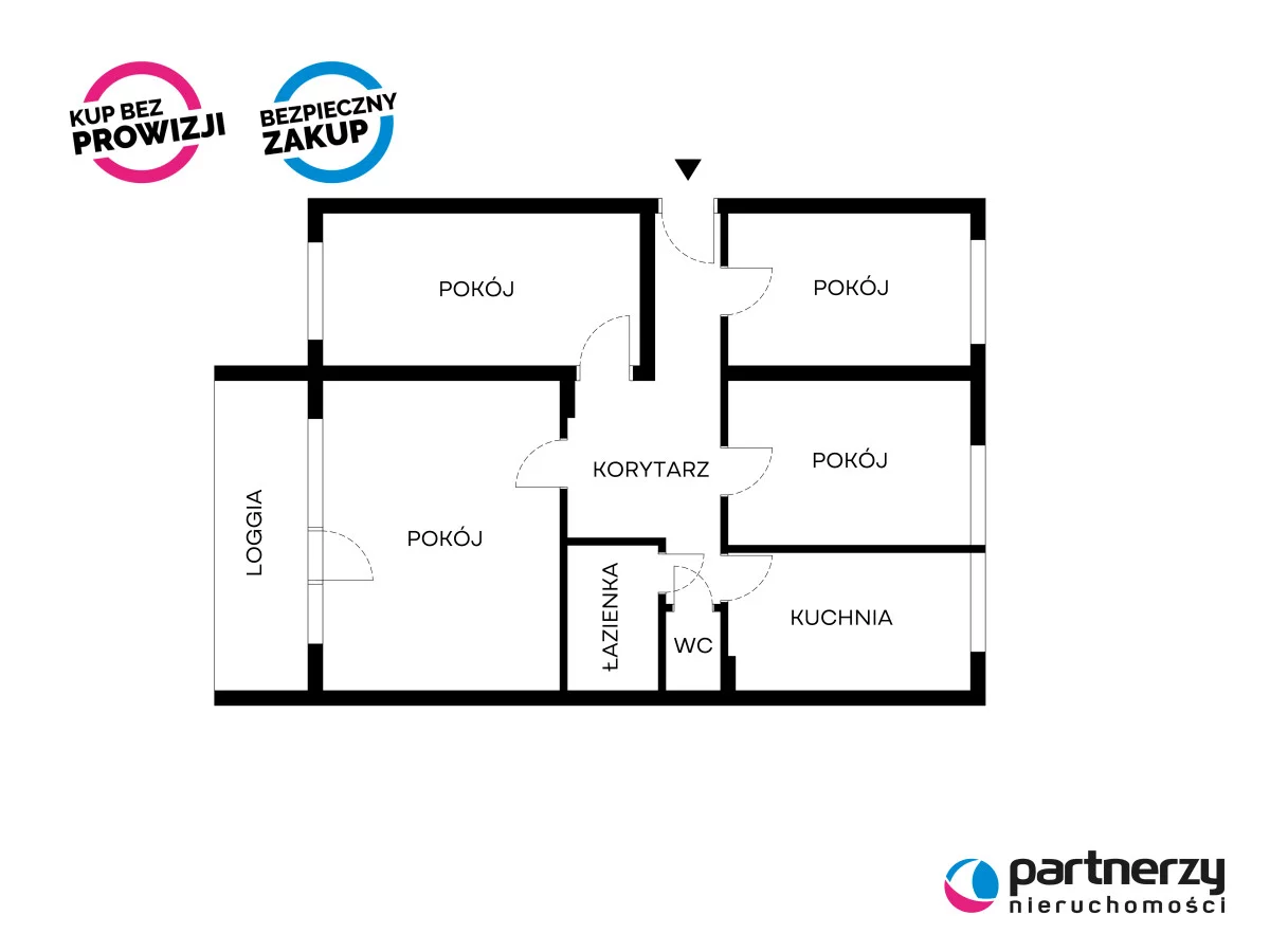 4 pokoje, mieszkanie 63,56 m², piętro 4, oferta nr , PAN881523, Gdańsk, Suchanino, Powstańców Warszawskich