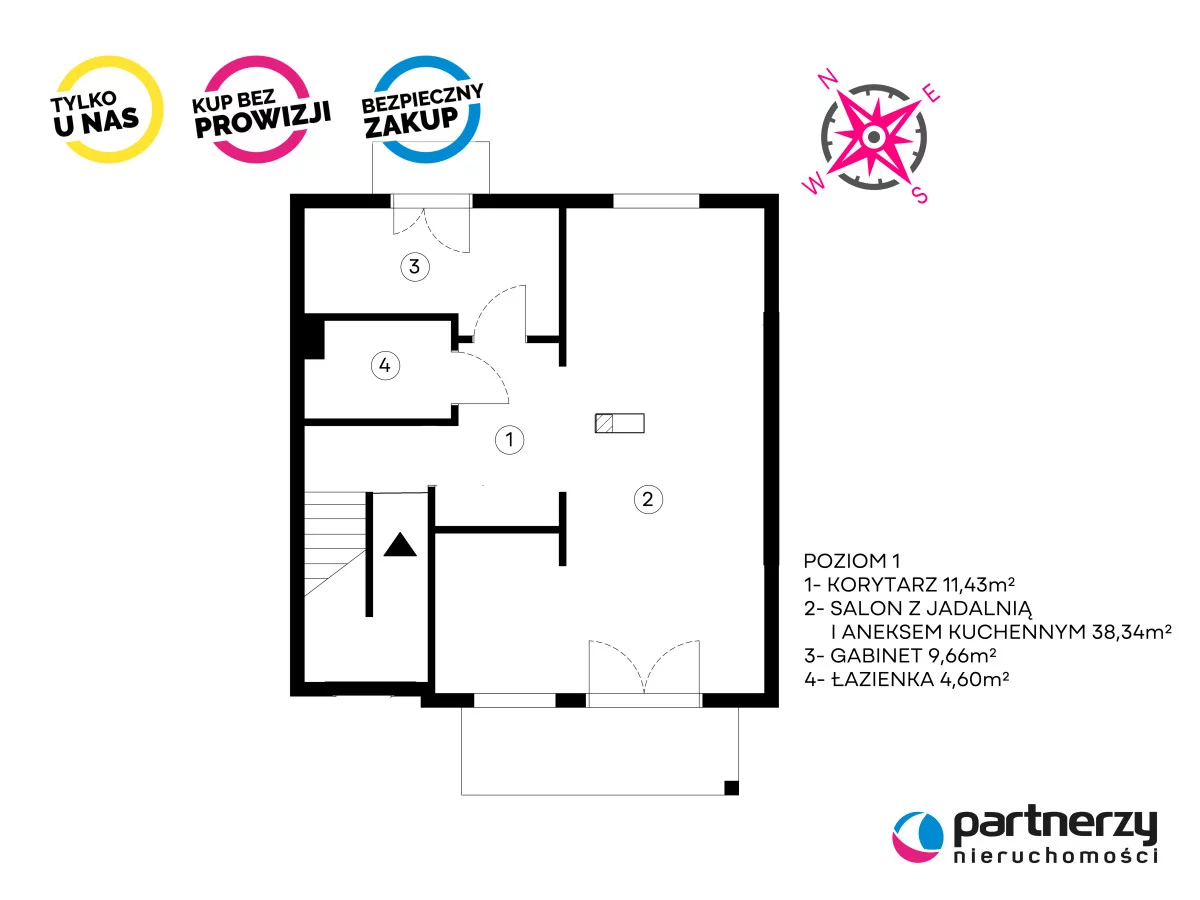 4 pokoje, apartament 109,81 m², piętro 1, oferta nr , PAN368453, Gdańsk, Ujeścisko-Łostowice, Łostowice, Stylowa