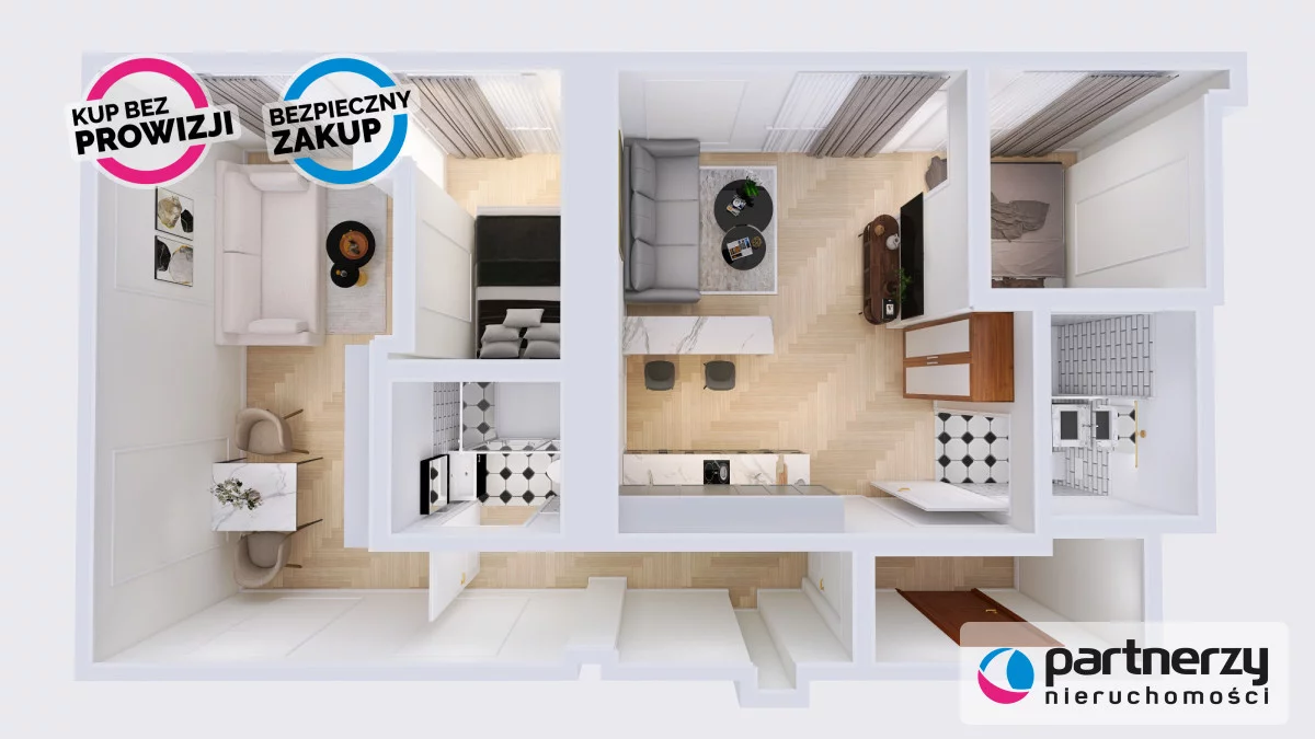 4 pokoje, mieszkanie 55,00 m², piętro 1, oferta nr , PAN493806, Gdańsk, Śródmieście, Stare Miasto, Św. Ducha