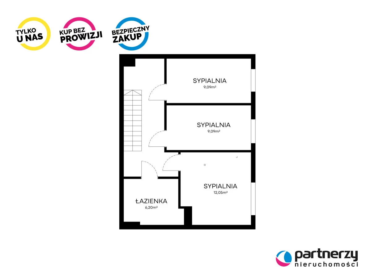 4 pokoje, mieszkanie 94,97 m², piętro 1, oferta nr , PAN532391, Gdańsk, Jasień, Tadeusza Jasińskiego