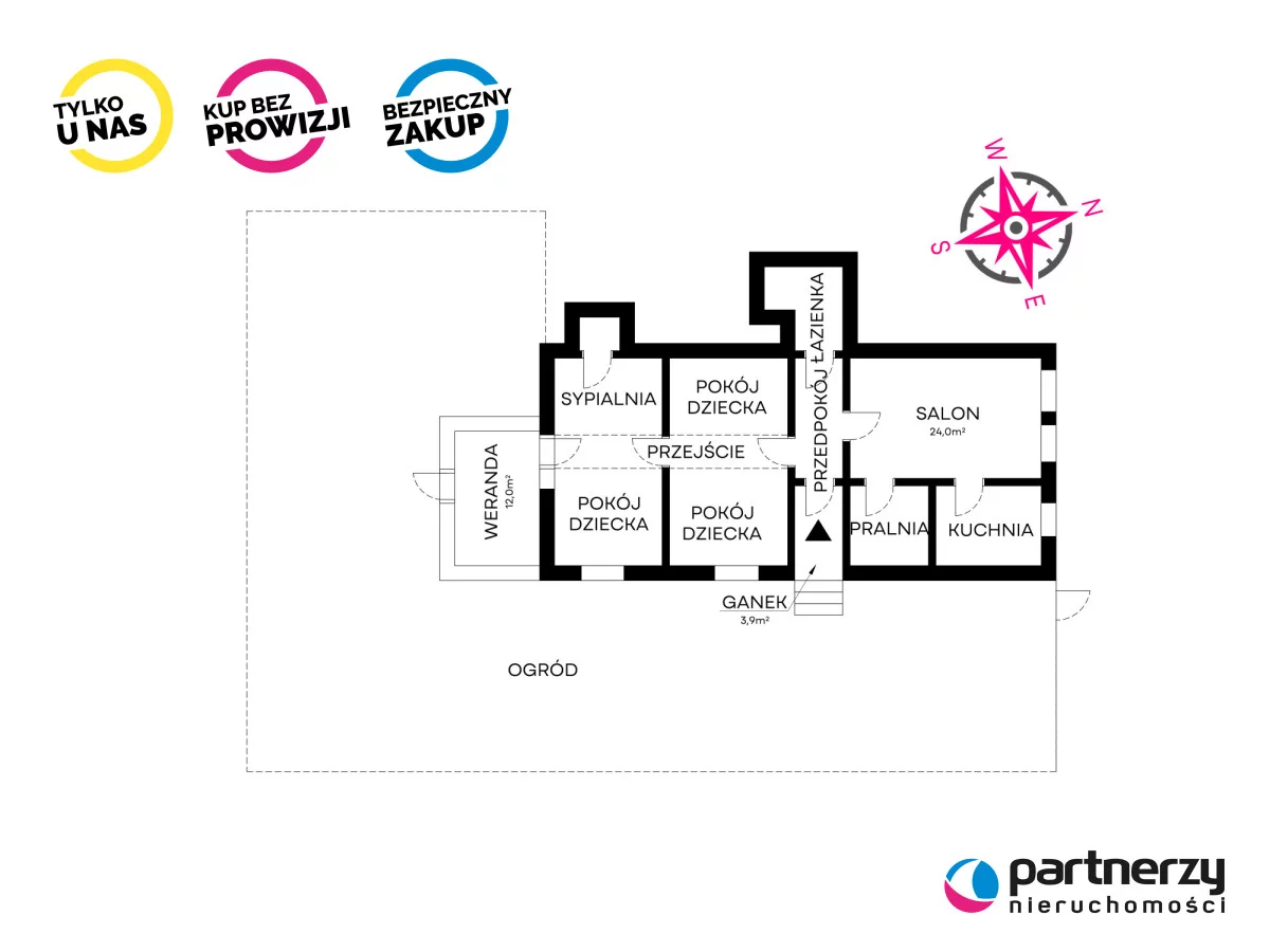 4 pokoje, mieszkanie 81,00 m², parter, oferta nr , PAN976497, Gdańsk, Śródmieście, Żabi Kruk