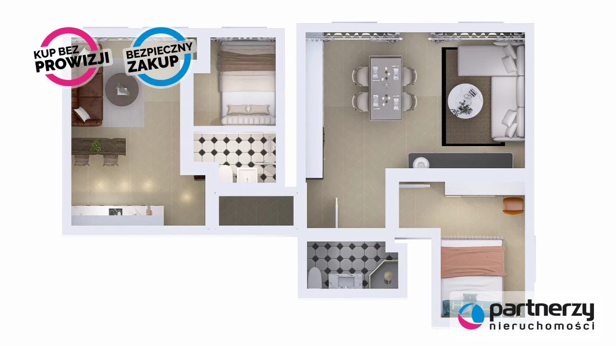 4 pokoje, mieszkanie 57,10 m², piętro 1, oferta nr , PAN358771, Gdańsk, Śródmieście, Stare Miasto, Złotników